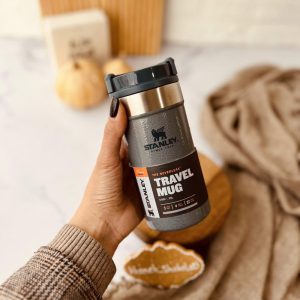 تراول ماگ استنلی 250 میل آبی مدل NEVERLEAK