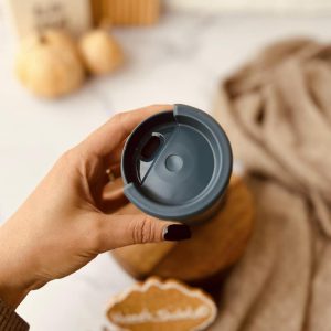 تراول ماگ استنلی 250 میل آبی مدل NEVERLEAK