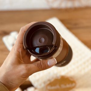 تراول ماگ استنلی 250 میل قهوه ای مدل NEVERLEAK