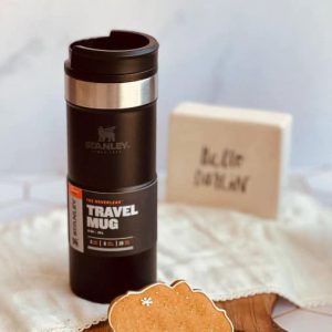 تراول ماگ استنلی 350 میل مشکی مدل NEVERLEAK