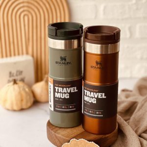 تراول ماگ استنلی 470 میل مدل NEVERLEAK