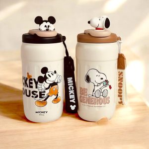 تراول ماگ قفلی اورجینال میکی و اسنوپی کد002265