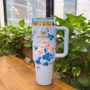 ماگ دسته دار استنلی گل دار