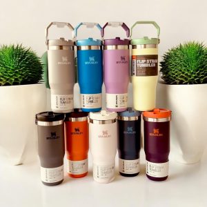 تراول ماگ نی دار استنلی مدل FLIP STRAW TUMBLER