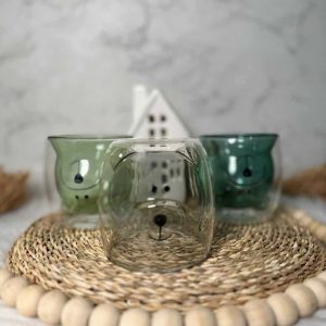 لیوان دوجداره طرح خرس